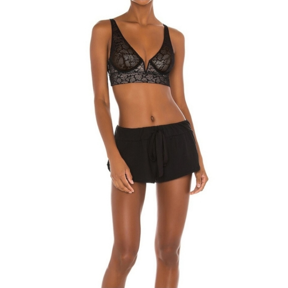 Free People Internates Tameeka Underwire Bra in Black NWT‎